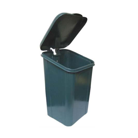 Poly Trash Receptacle with Lid