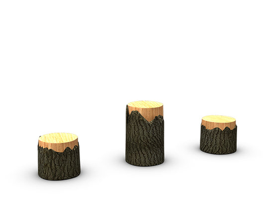 TREE STUMPS (Set of 3) Default Title