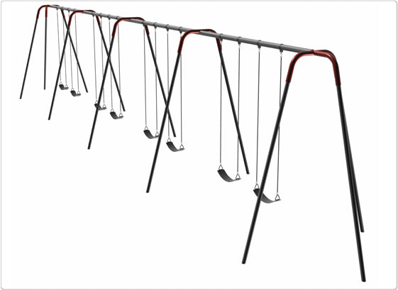 Heavy-Duty Modern Tripod Swing - 10'