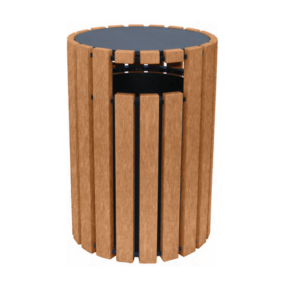 33 Gallon Poly Trash Receptacle