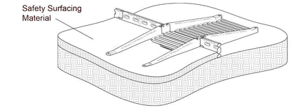 ADA Full Ramp System for use with 8" or 12" borders