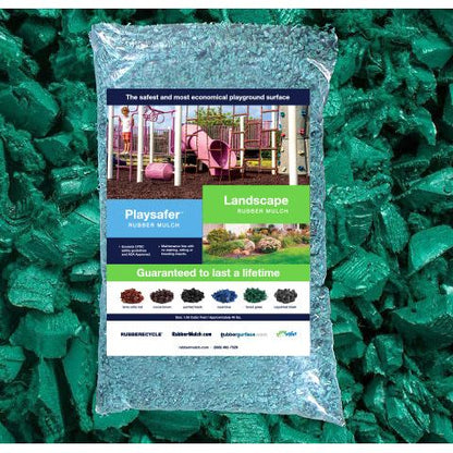 Playsafer Rubber Mulch - Pallet of 40lb. Bags (50 bags)