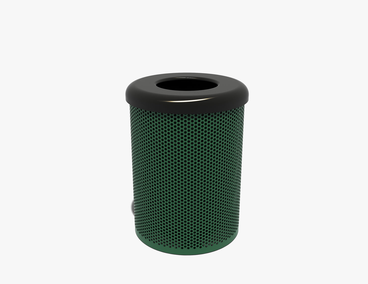 32 Gallon Trash Receptacle with Lid and Liner