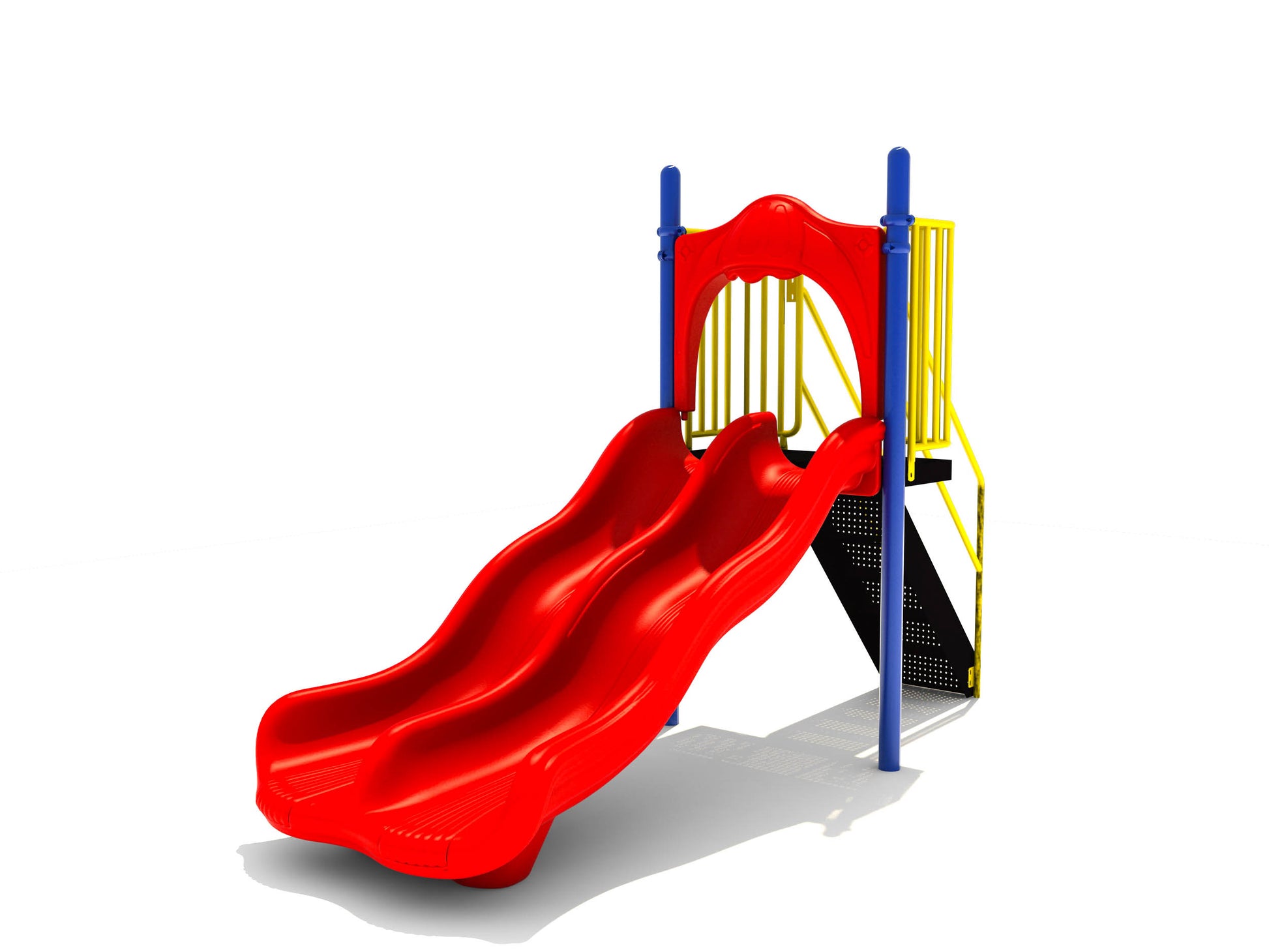 Free Standing Double Wave Slide 4-feet