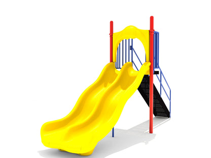 Free Standing Double Wave Slide 5-feet