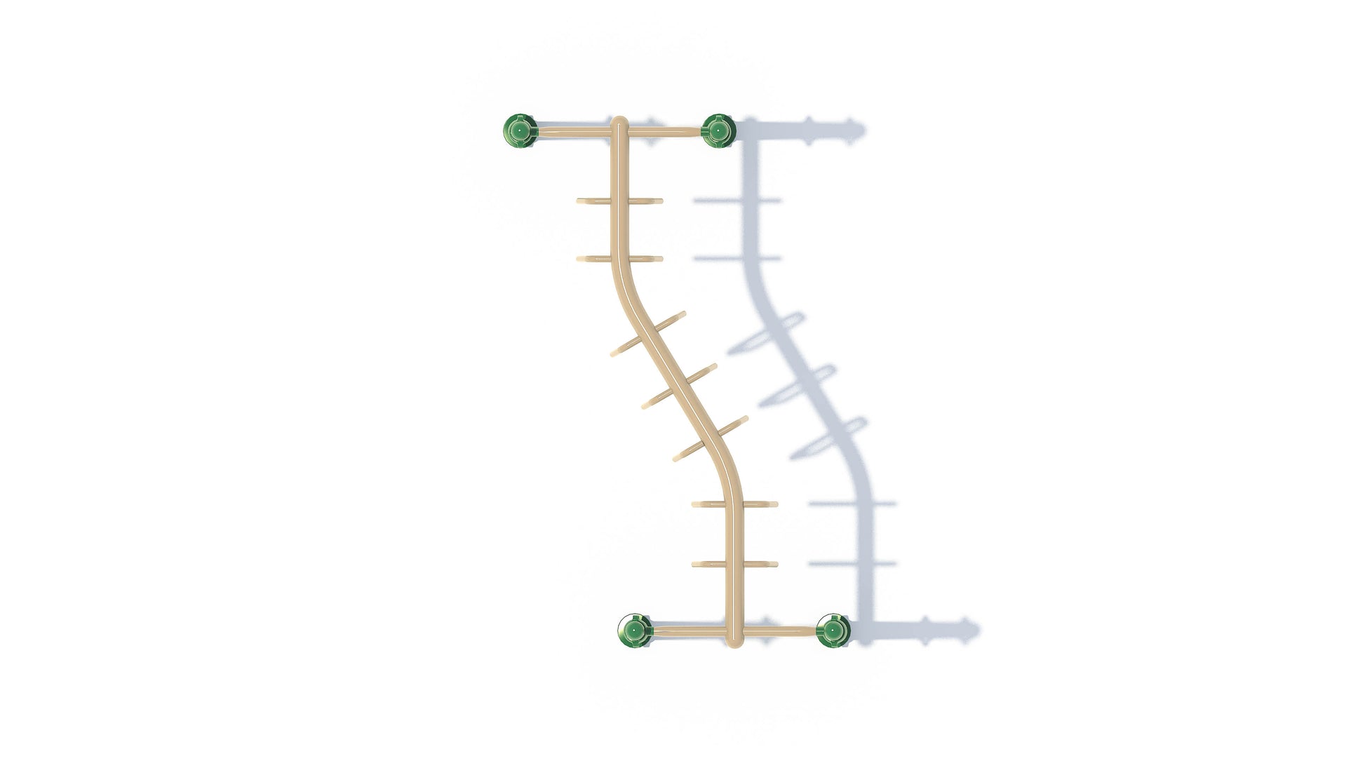 Free Standing Zig-Zag D-Shape Ladder Default Title