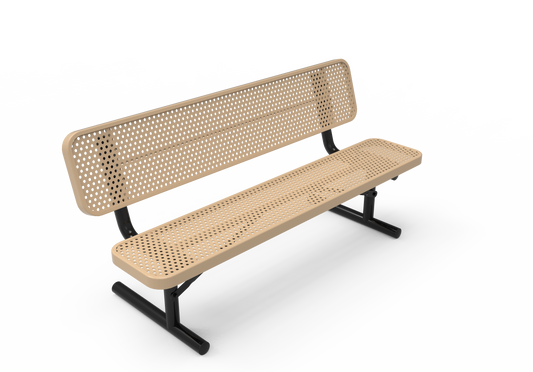Player's Bench With Back