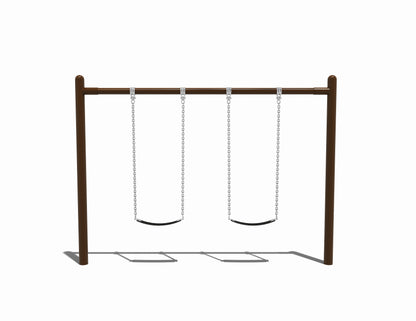 5" Single Post Swing Set 8ft