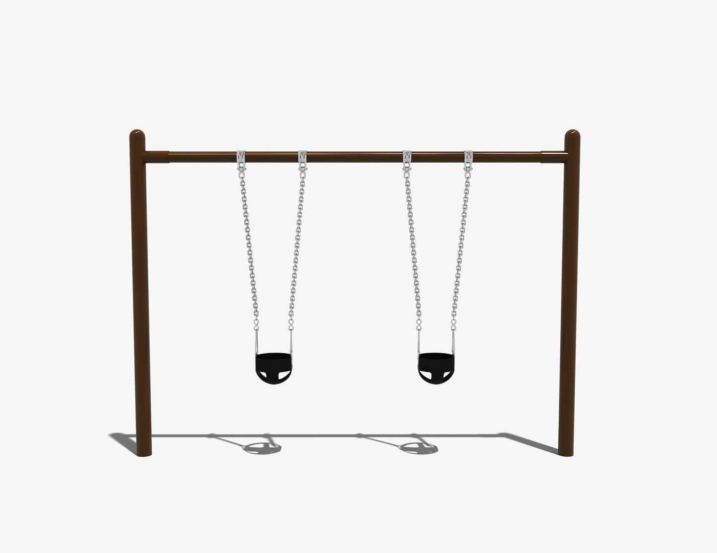 5" Single Post Swing Set 8ft