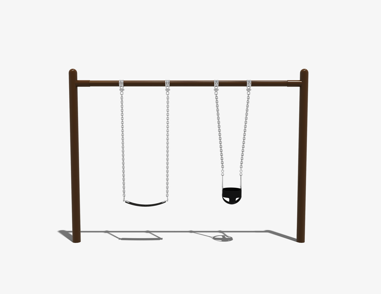 5" Single Post Swing Set 8ft