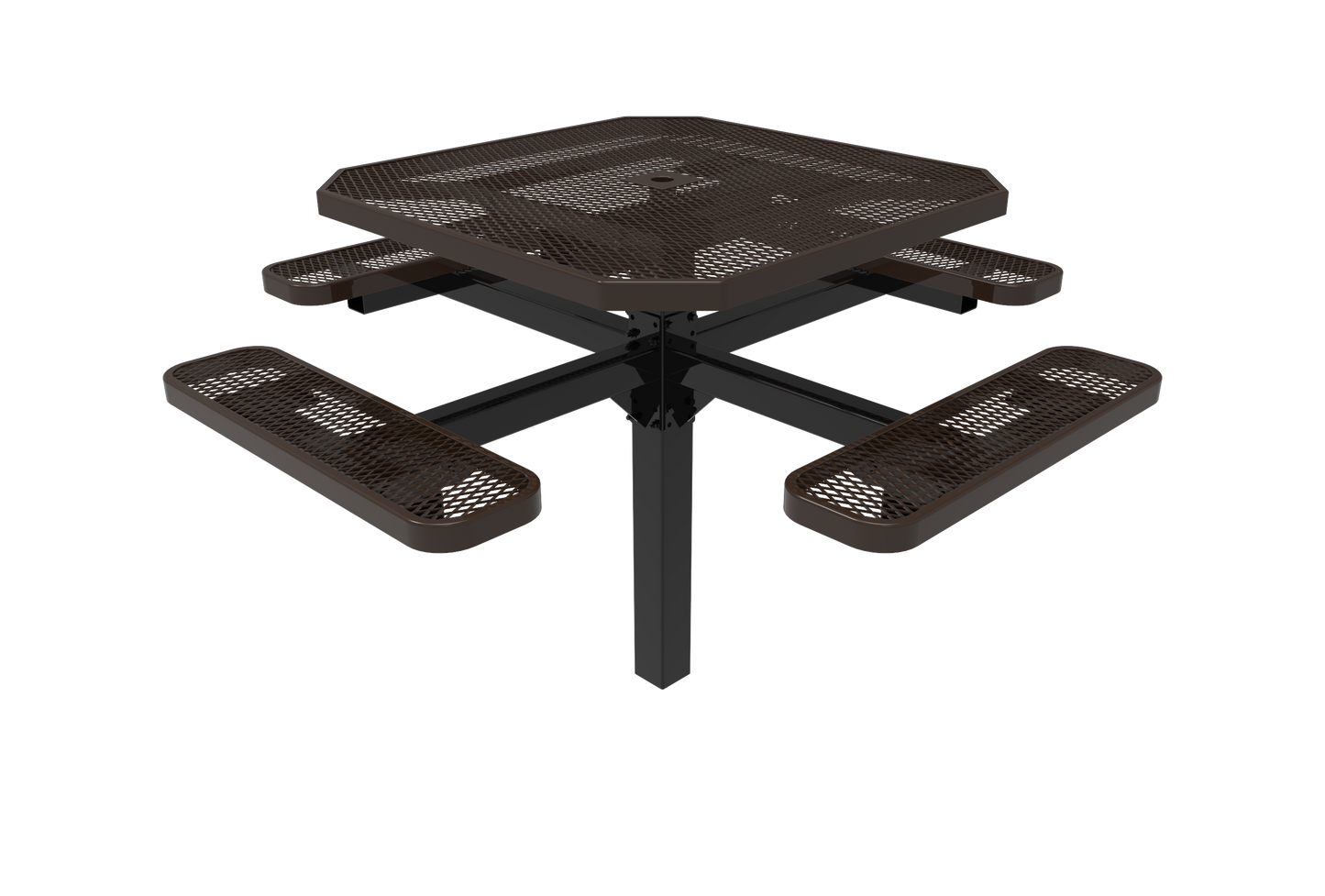 46" Octagon Pedestal Table