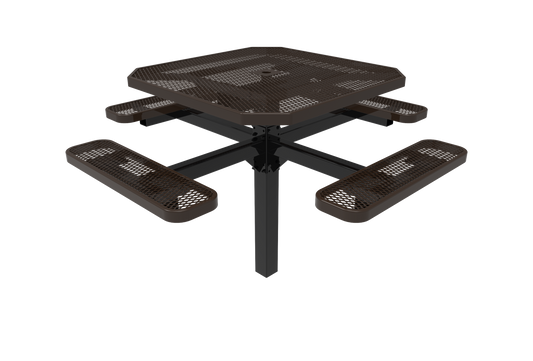 46" Octagon Pedestal Table