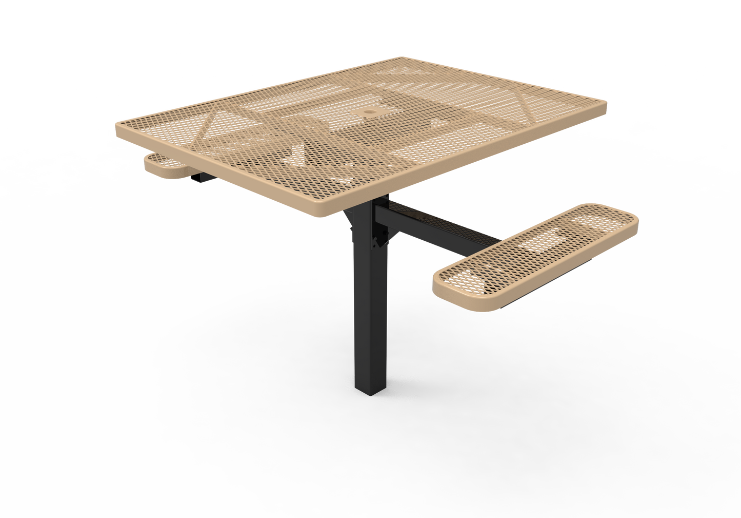 46" Square Pedestal Table