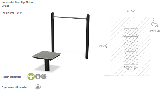 Horizontal Chin-Up Station