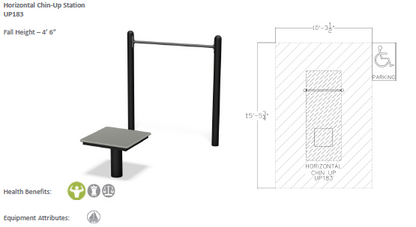 Horizontal Chin-Up Station